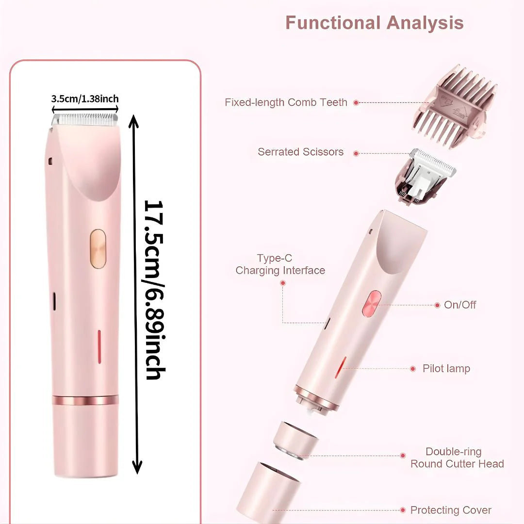 2-in-1 Electric Hair Trimmer & Shaver