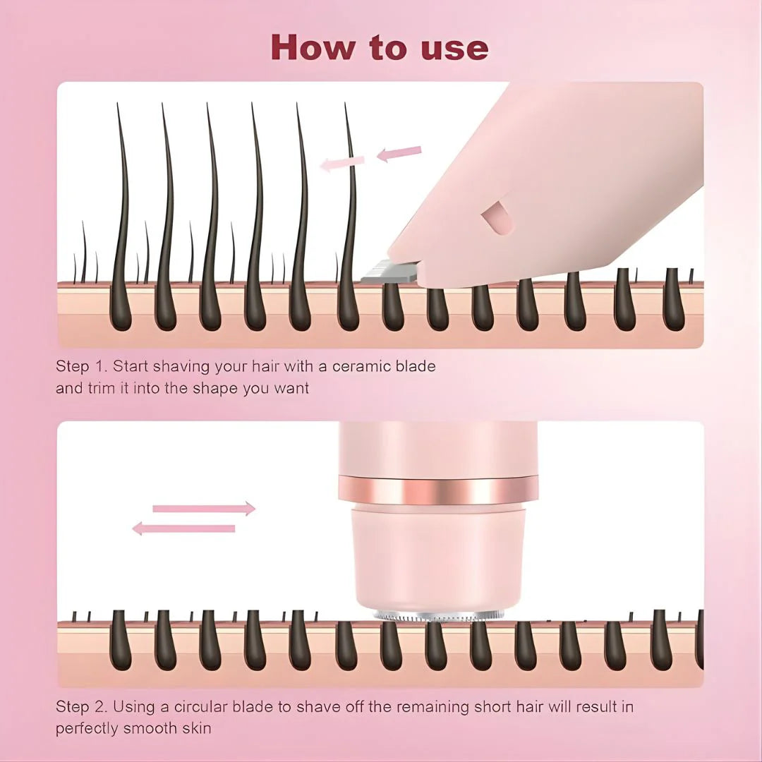 2-in-1 Electric Hair Trimmer & Shaver