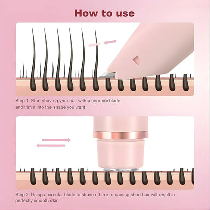 2-in-1 Electric Hair Trimmer & Shaver